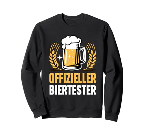 Offizieller Biertester Bier Männer Herren Sweatshirt Offizieller Biertester Bier Männer Herren Sweatshirt von Lustiger Männer Spruch Herren Bier Outfits