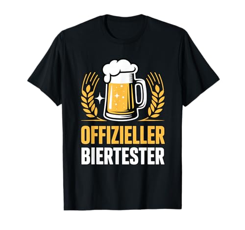 Offizieller Biertester Bier Männer Herren T-Shirt Offizieller Biertester Bier Männer Herren T-Shirt von Lustiger Männer Spruch Herren Bier Outfits