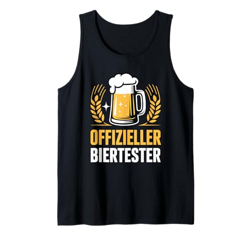 Offizieller Biertester Bier Männer Herren Tank Top Offizieller Biertester Bier Männer Herren Tank Top von Lustiger Männer Spruch Herren Bier Outfits