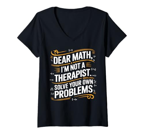 Damen Lustiger Mathematiklehrer Mathematiker Mathematikwitz T-Shirt mit V-Ausschnitt Damen Lustiger Mathematiklehrer Mathematiker Mathematikwitz T-Shirt mit V-Ausschnitt von Lustiger Mathematiklehrer Mathematiker Mathematik