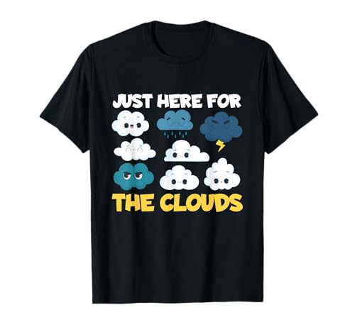 Meteorologie Jungen Mädchen Wetterfrosch Wolken T-Shirt Meteorologie Jungen Mädchen Wetterfrosch Wolken T-Shirt von Lustiger Meteorologe Kinder Wolken