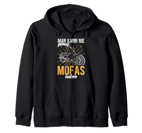 MAN KANN NIE Genug MOFAS Haben Lustiger Mofafahrer Spruch Kapuzenjacke MAN KANN NIE Genug MOFAS Haben Lustiger Mofafahrer Spruch Kapuzenjacke von Lustiger Mofafahrer Spruch Motiv