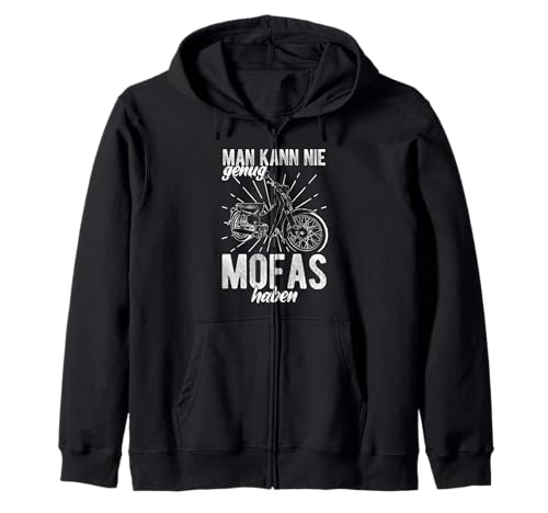 MAN KANN NIE Genug MOFAS Haben Lustiger Mofafahrer Spruch Kapuzenjacke MAN KANN NIE Genug MOFAS Haben Lustiger Mofafahrer Spruch Kapuzenjacke von Lustiger Mofafahrer Spruch Motiv