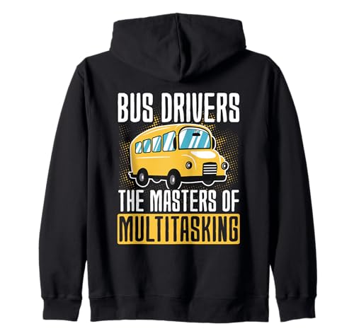 Schulbusfahrer Humor Lustiger Busfahrer Frauen Männer Kapuzenjacke von Lustiger Sarkasmus Schulbus Busfahrer Humor