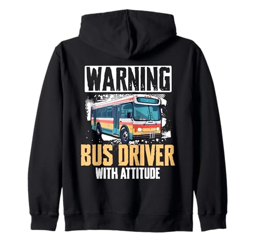 Schulbusfahrer Humor Lustiger Busfahrer Frauen Männer Kapuzenjacke von Lustiger Sarkasmus Schulbus Busfahrer Humor
