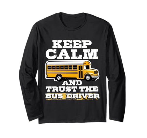 Schulbusfahrer Humor Lustiger Busfahrer Frauen Männer Langarmshirt von Lustiger Sarkasmus Schulbus Busfahrer Humor
