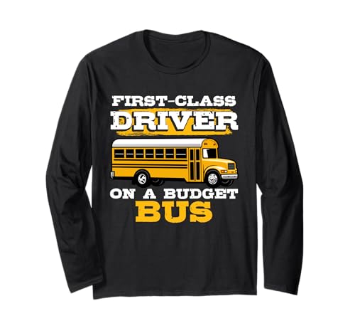 Schulbusfahrer Humor Lustiger Busfahrer Frauen Männer Langarmshirt von Lustiger Sarkasmus Schulbus Busfahrer Humor