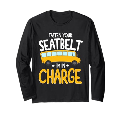 Schulbusfahrer Humor Lustiger Busfahrer Frauen Männer Langarmshirt von Lustiger Sarkasmus Schulbus Busfahrer Humor