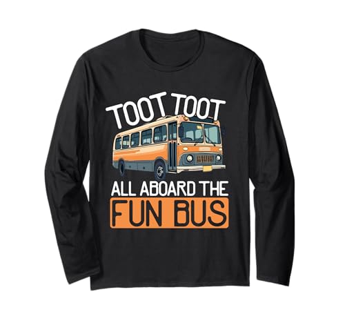 Schulbusfahrer Humor Lustiger Busfahrer Frauen Männer Langarmshirt von Lustiger Sarkasmus Schulbus Busfahrer Humor