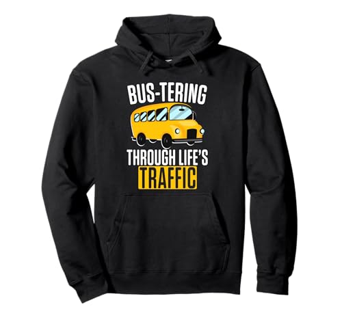 Schulbusfahrer Humor Lustiger Busfahrer Frauen Männer Pullover Hoodie von Lustiger Sarkasmus Schulbus Busfahrer Humor