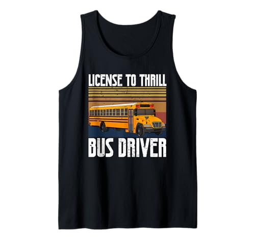 Schulbusfahrer Humor Lustiger Busfahrer Frauen Männer Tank Top Schulbusfahrer Humor Lustiger Busfahrer Frauen Männer Tank Top von Lustiger Sarkasmus Schulbus Busfahrer Humor