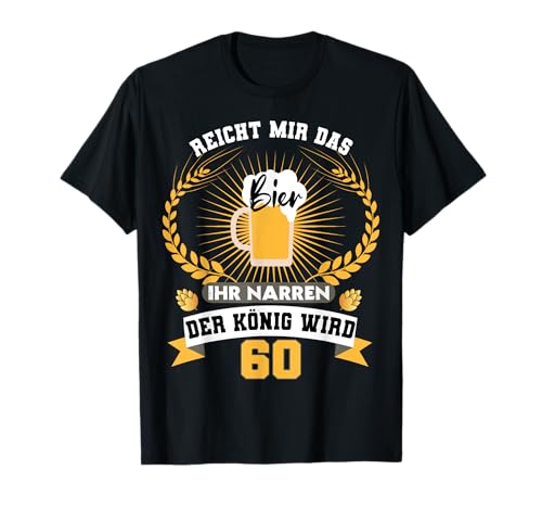Lustiger Spruch Bier Design 60 Jährigen Mann - Erwachsene - Frauen - Kurzarm - T-Shirt - 60. Geburtstag Biertrinker T-Shirt - Schwarz - Klein Lustiger Spruch Bier Design 60 Jährigen Mann - Erwachsene - Frauen - Kurzarm - T-Shirt - 60. Geburtstag Biertrinker T-Shirt - Schwarz - Klein von Lustiger Spruch Bier Design 60 Jährigen Mann