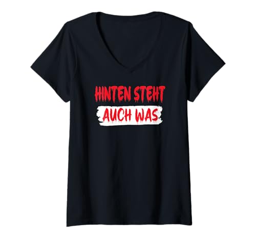 Damen Arbeiten Witziger Lustiger Spruch Sprüche Spaß Teddybär Fun T-Shirt mit V-Ausschnitt von Lustiger Spruch Fun | Geschenk Herren & Damen