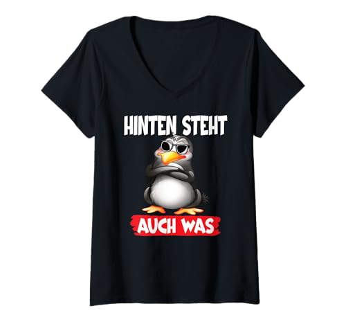 Damen Arbeiten Witziger Lustiger Spruch Sprüche Spaß Teddybär Fun T-Shirt mit V-Ausschnitt von Lustiger Spruch Fun | Geschenk Herren & Damen