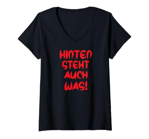 Damen Arbeiten Witziger Lustiger Spruch Sprüche Spaß witzig Fun T-Shirt mit V-Ausschnitt von Lustiger Spruch Fun | Geschenk Herren & Damen