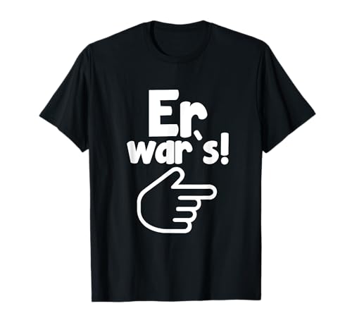 Lustiger Spruch Geschenkidee T-Shirt - Herren, Unisex Kinder - Schwarz - Klein - Kurzarm - Klassisch - Crew Neck - Standardlänge - Baumwolle 50%, Polyester 50% von Lustiger Spruch Geschenkidee
