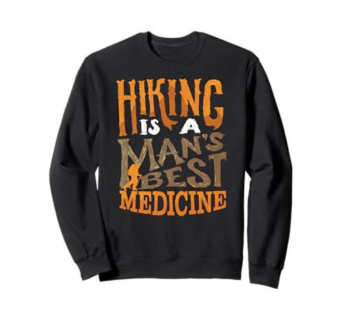 Wandern ist die Beste Heilung für naturliebende Männer Sweatshirt Wandern ist die Beste Heilung für naturliebende Männer Sweatshirt von Lustiger Spruch Wandern Natur Abenteuer Fan