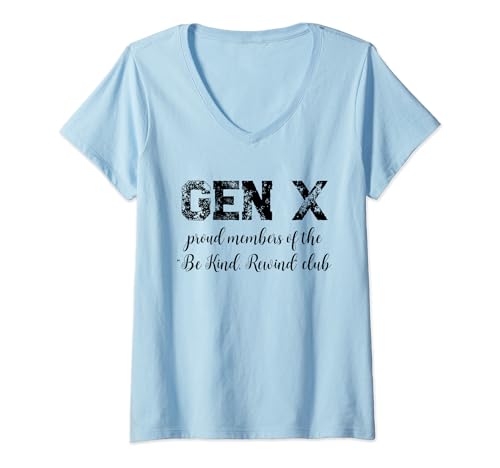 Damen Lustiger Spruch der Generation X T-Shirt mit V-Ausschnitt Damen Lustiger Spruch der Generation X T-Shirt mit V-Ausschnitt von Lustiger Spruch der Generation X