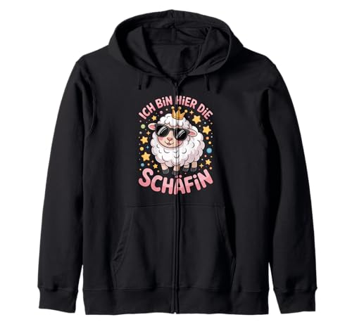 Ich Bin Hier die Schäfin – Lustiger Boss Spruch für Frauen Kapuzenjacke Ich Bin Hier die Schäfin – Lustiger Boss Spruch für Frauen Kapuzenjacke von Lustiger Spruch für Frauen in Führungsrollen