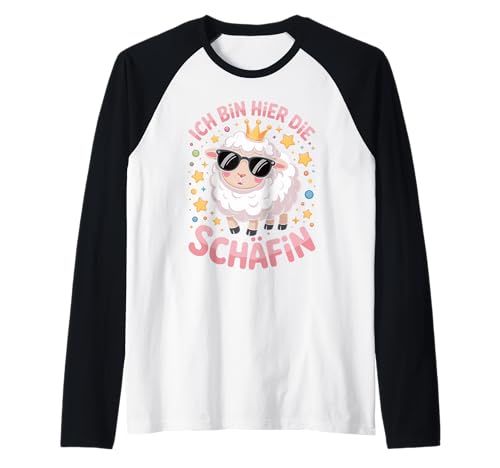 Ich Bin Hier die Schäfin – Lustiger Boss Spruch für Frauen Raglan Ich Bin Hier die Schäfin – Lustiger Boss Spruch für Frauen Raglan von Lustiger Spruch für Frauen in Führungsrollen