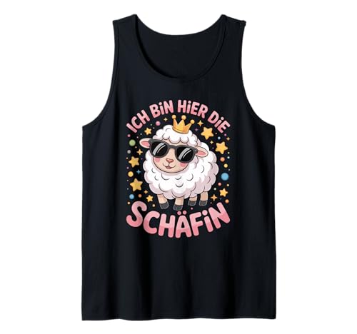 Ich Bin Hier die Schäfin – Lustiger Boss Spruch für Frauen Tank Top Ich Bin Hier die Schäfin – Lustiger Boss Spruch für Frauen Tank Top von Lustiger Spruch für Frauen in Führungsrollen
