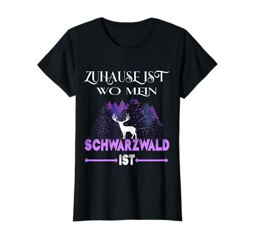 Schwarzwald - Zuhause ist wo mein Schwarzwald ist Mädchen T-Shirt Schwarzwald - Zuhause ist wo mein Schwarzwald ist Mädchen T-Shirt von Lustiger Spruch für Schwarzwald Damen