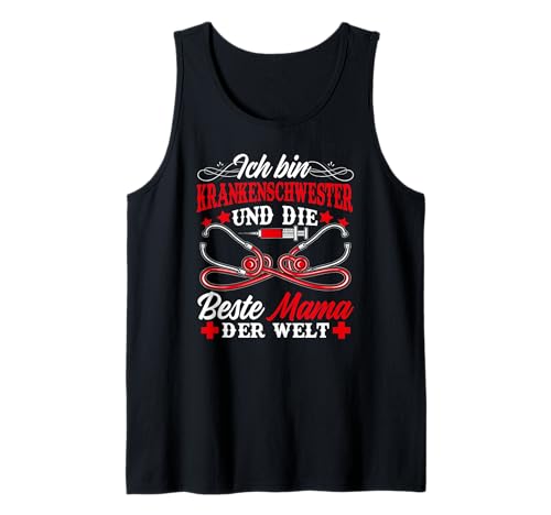 Krankenschwester Beste Mama der Welt Muttertag Geschenk Tank Top Krankenschwester Beste Mama der Welt Muttertag Geschenk Tank Top von Lustiger Sprüche & Geschenke Krankenschwestern