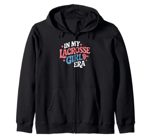 In meiner Lacrosse Mädchen Zeit Trend Spruch Kapuzenjacke In meiner Lacrosse Mädchen Zeit Trend Spruch Kapuzenjacke von Lustiger Statement für sportliche Mädchen