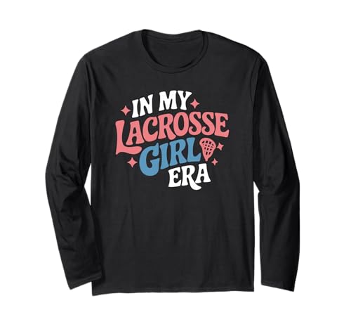 In meiner Lacrosse Mädchen Zeit Trend Spruch Langarmshirt In meiner Lacrosse Mädchen Zeit Trend Spruch Langarmshirt von Lustiger Statement für sportliche Mädchen