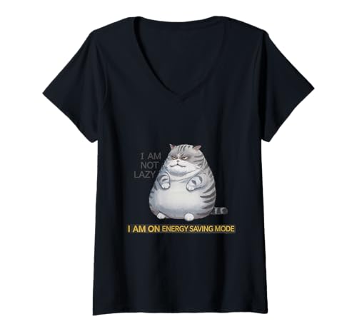 Damen lustiges sarkastisches Tier Zitat ironisch T-Shirt mit V-Ausschnitt Damen lustiges sarkastisches Tier Zitat ironisch T-Shirt mit V-Ausschnitt von Lustiger Tier Spruch, Lustig sarkastisch