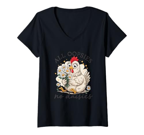 Damen lustiges sarkastisches Tier Zitat ironisch T-Shirt mit V-Ausschnitt von Lustiger Tier Spruch, Lustig sarkastisch