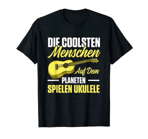 Herren Die Coolsten Menschen Auf Dem Planeten Spielen Ukulele T-Shirt Herren Die Coolsten Menschen Auf Dem Planeten Spielen Ukulele T-Shirt von Lustiger Ukulele Spieler Kleine Gitarre Hawaii