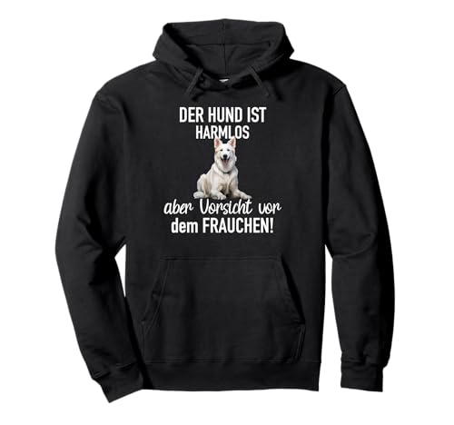 Weißer Schäferhund Hunde Liebhaber Lustiger Spruch Damen Pullover Hoodie von Lustiger Weißer Schäferhund für Hundebesitzer