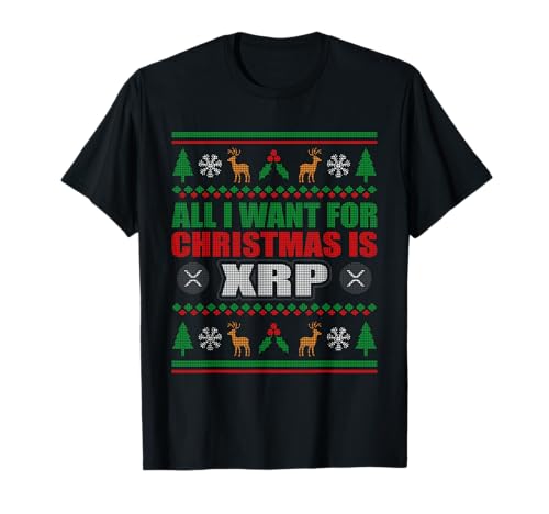 Lustiger XRP Ugly Christmas Sweater - Herren, Schwarz, S, Kurzarm, T-Shirt, Weihnachten, Casual, Cartoon Christmas XRP T-Shirt Lustiger XRP Ugly Christmas Sweater - Herren, Schwarz, S, Kurzarm, T-Shirt, Weihnachten, Casual, Cartoon Christmas XRP T-Shirt von Lustiger XRP Ugly Christmas Sweater