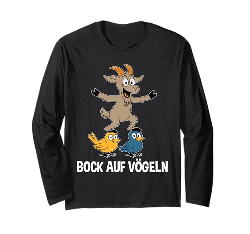 Witzige Sprüche Lustiges Motiv Herren Bock auf Vögeln Langarmshirt Witzige Sprüche Lustiges Motiv Herren Bock auf Vögeln Langarmshirt von Lustiger Zweideutiger Party Spruch