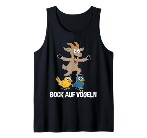 Witzige Sprüche Lustiges Motiv Herren Bock auf Vögeln Tank Top Witzige Sprüche Lustiges Motiv Herren Bock auf Vögeln Tank Top von Lustiger Zweideutiger Party Spruch