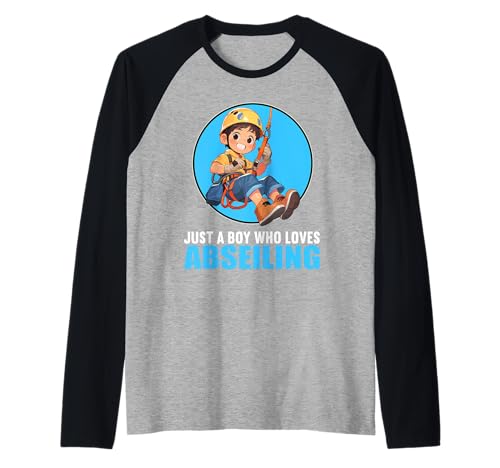 Herren abseilen Hobby lustiges abseilen Raglan Herren abseilen Hobby lustiges abseilen Raglan von Lustiger abseilen Spruch Shop