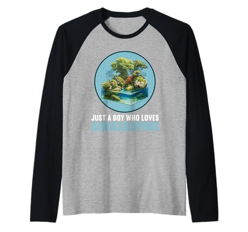 Herren aquascaping Hobby lustiges aquascaping Raglan Herren aquascaping Hobby lustiges aquascaping Raglan von Lustiger aquascaping Spruch Shop