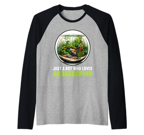 Herren aquascaping Hobby lustiges aquascaping Raglan Herren aquascaping Hobby lustiges aquascaping Raglan von Lustiger aquascaping Spruch Shop