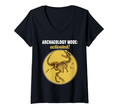 Damen Archaeology Hobby lustiges Archaeology T-Shirt mit V-Ausschnitt Damen Archaeology Hobby lustiges Archaeology T-Shirt mit V-Ausschnitt von Lustiger archaeology Spruch Shop