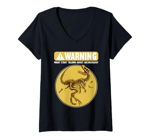 Damen Archaeology Hobby lustiges Archaeology T-Shirt mit V-Ausschnitt Damen Archaeology Hobby lustiges Archaeology T-Shirt mit V-Ausschnitt von Lustiger archaeology Spruch Shop