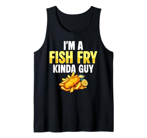 Herren Im A Fish Fry Kinda Guy Fried Fish Tank Top Herren Im A Fish Fry Kinda Guy Fried Fish Tank Top von Lustiger frittierter Fisch Designs Idee