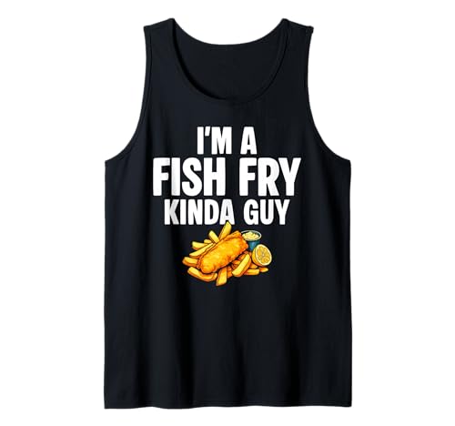 Herren Im A Fish Fry Kinda Guy Fried Fish Tank Top Herren Im A Fish Fry Kinda Guy Fried Fish Tank Top von Lustiger frittierter Fisch Designs Idee