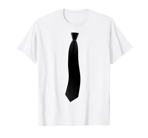 Schwarze Krawatte Lustige Anzug Kostüm für Herren Jungen T-Shirt Schwarze Krawatte Lustige Anzug Kostüm für Herren Jungen T-Shirt von Lustiges Anzug & Tuxedo Fasching Kostüme Co.