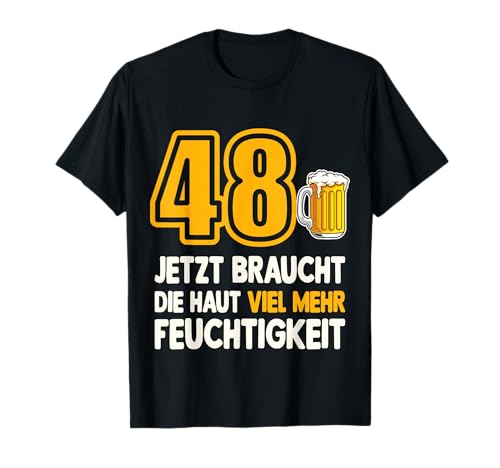 Herren 48 Geburtstag Männer Geschenk Bier Witziges Biertrinker T-Shirt Herren 48 Geburtstag Männer Geschenk Bier Witziges Biertrinker T-Shirt von Lustiges Bier Geschenk zum 48. Geburtstag