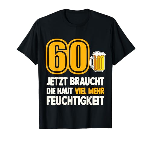Herren 60 Geburtstag Männer Geschenk Bier Witziges Biertrinker T-Shirt Herren 60 Geburtstag Männer Geschenk Bier Witziges Biertrinker T-Shirt von Lustiges Bier Geschenk zum 60. Geburtstag