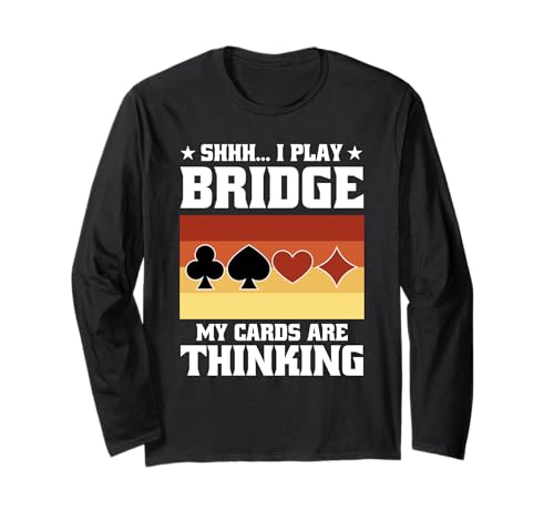Bridge Bash Design Männer Frauen - Karten Spieleabend Langarmshirt Bridge Bash Design Männer Frauen - Karten Spieleabend Langarmshirt von Lustiges Bridge Spiel Design