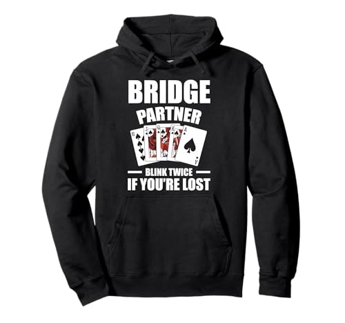Bridge Bash Partner Design Männer Frauen Karten Spieleabend Pullover Hoodie von Lustiges Bridge Spiel Outfit
