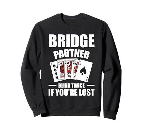 Bridge Bash Partner Design Männer Frauen Karten Spieleabend Sweatshirt Bridge Bash Partner Design Männer Frauen Karten Spieleabend Sweatshirt von Lustiges Bridge Spiel Outfit