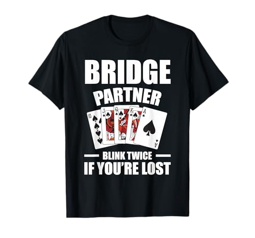 Bridge Bash Partner Design Männer Frauen Karten Spieleabend T-Shirt Bridge Bash Partner Design Männer Frauen Karten Spieleabend T-Shirt von Lustiges Bridge Spiel Outfit